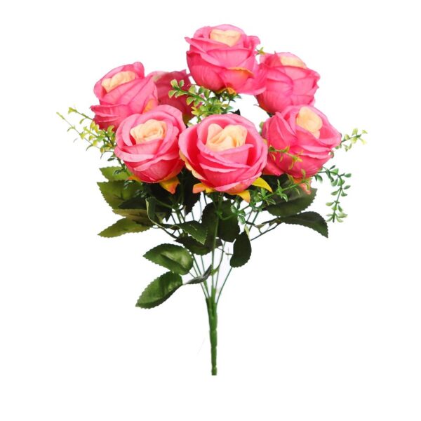 BOUQUET ROSAS ARTIFICIAL 32CM - Imagen 1