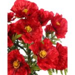 RAMILLETE AMAPOLAS ARTIFICIALES 60CM - Imagen 2
