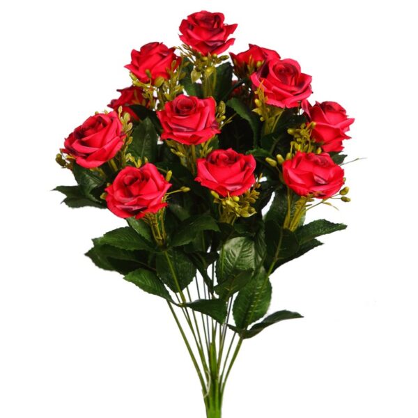 AD0743.03_0 BOUQUET DE ROSAS ARTIFICIAL 50CM - Imagen 1