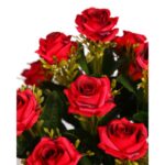 BOUQUET DE ROSAS ARTIFICIAL 50CM - Imagen 2
