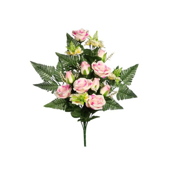 BOUQUET CAPULLOS Y ROSAS 56CM - Imagen 5