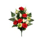 BOUQUET CAPULLOS Y ROSAS 56CM - Imagen 6