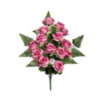 BOUQUET ROSAS ARTIFICIALES 58CM - Imagen 5