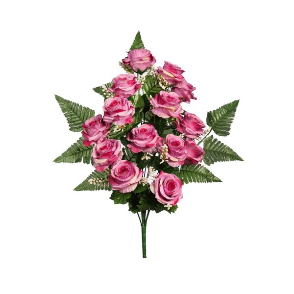 BOUQUET ROSAS ARTIFICIALES 58CM - Imagen 5