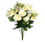 BOUQUET ROSAS LILYS Y CAPULLOS 57CM