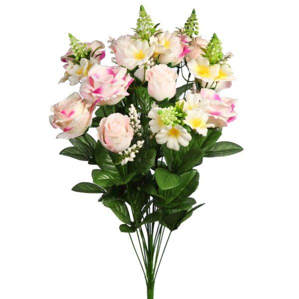 BOUQUET ROSAS LILYS Y CAPULLOS 57CM - Imagen 5