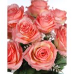 BOUQUET ROSAS Y GYPSOFILA ARTIFICIAL 55CM - Imagen 6