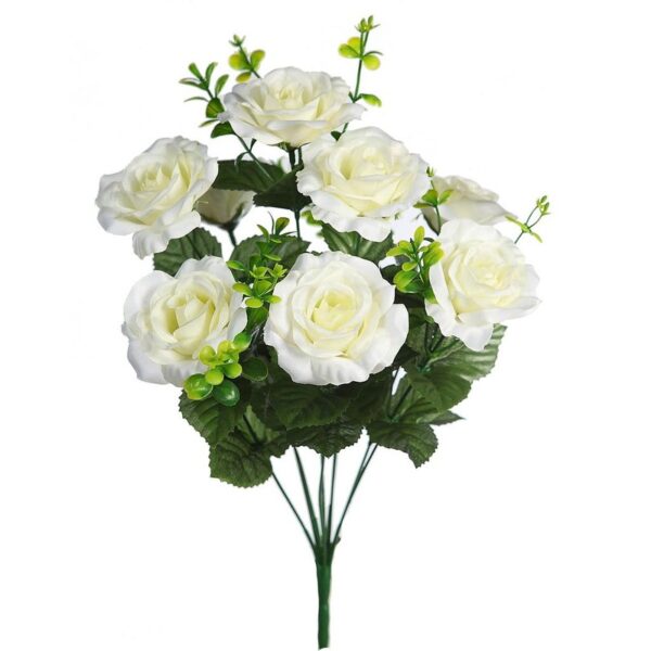 RAMO ROSAS ARTIFICIAL 42CM - Imagen 1