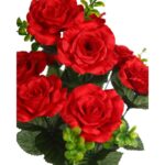 RAMO ROSAS ARTIFICIAL 42CM - Imagen 4