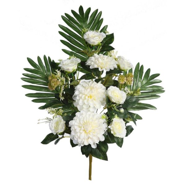 RAMO MUM Y ROSAS ARTIFICIAL 62CM - Imagen 1