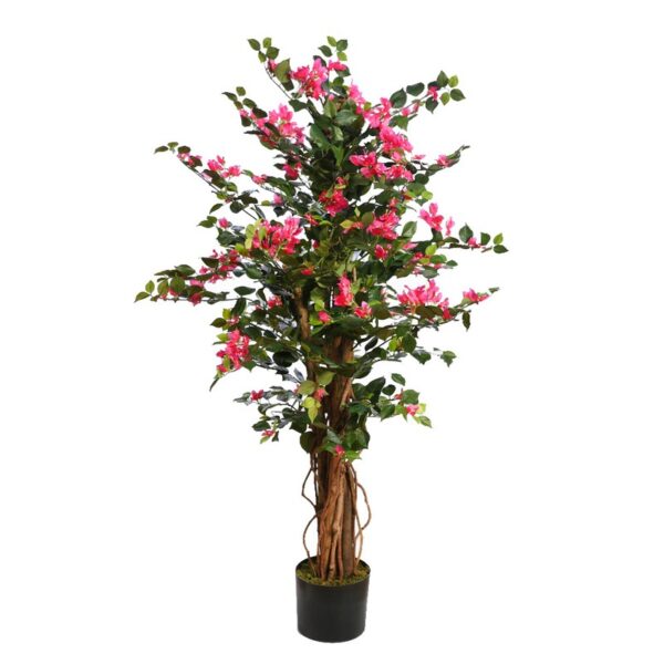 ARBOL DE BUGANVILLA CON MACETA ARTIFICIAL 130CM - Imagen 1