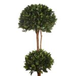 ARBOL DE LAUREL ARTIFICIAL DOBLE BOLA ALT 160CM - Imagen 2