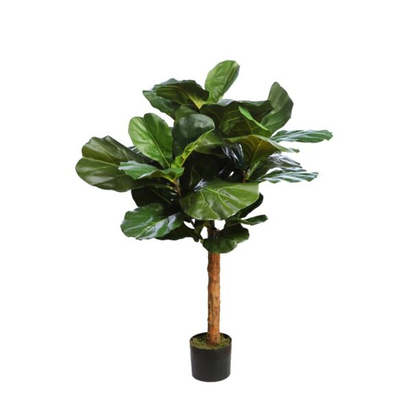FICUS LYRATA EN MACETA ARTIFICIAL 130CM - Imagen 1