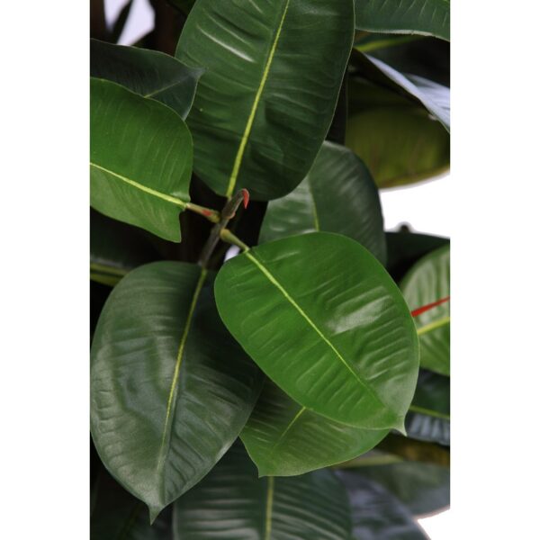 ARBOL DE FICUS ELASTICA ARTIFICIAL CON MACETA 180CM - Imagen 3