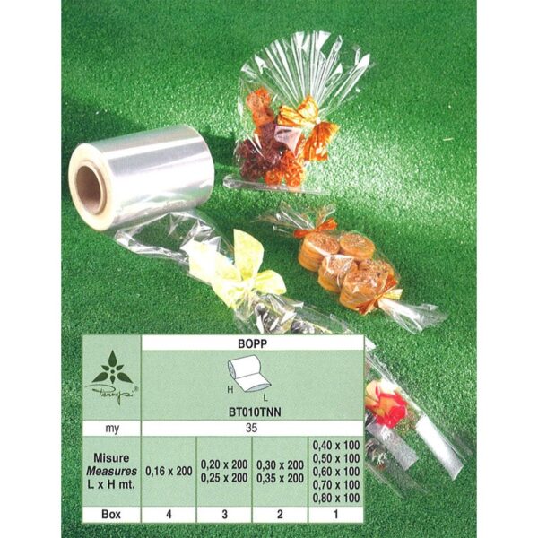 BOBINA TUBULAR NEUTRO 16CM X 100M - Imagen 1