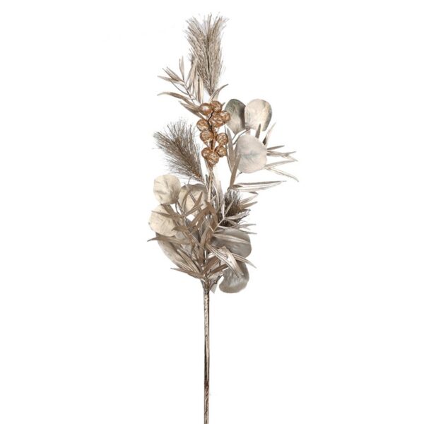 CFH0022_0 RAMA DE PINO PLATA 75CM - Imagen 1