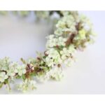 CORONA FLOR ARTIFICIAL NIÑA COMUNIÓN BODA Ø20CM - Imagen 2