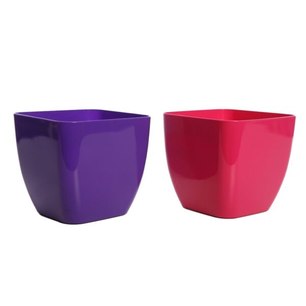 MACETERO CUADRADO PLASTIC Ø14CM ALT 12,5CM - Imagen 8