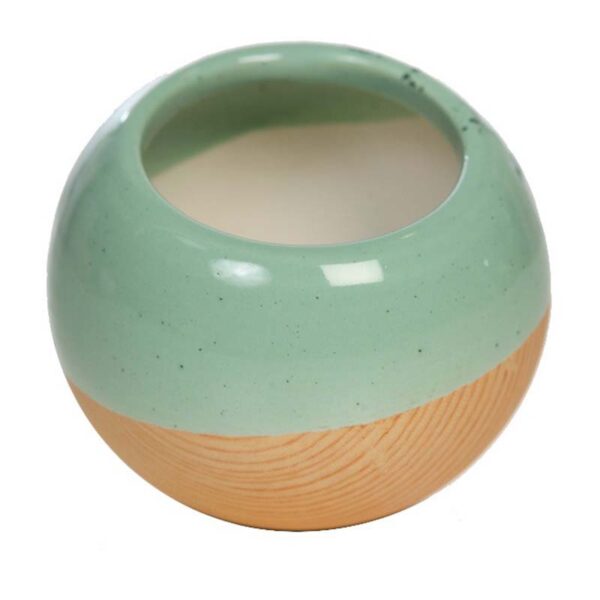 ESFERA CERAMICA BICOLOR 9CM Y0687-1 ESFERA CERAMICA BICOLOR 9CM - Imagen 1