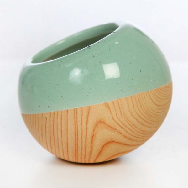 ESFERA CERAMICA BICOLOR 9CM - Imagen 2