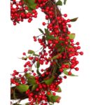 CORONA BERRY Y HOJAS ARTIFICIAL Ø 40CM - Imagen 3