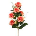 BOUQUET ROSAS ARTIFICIALES 54CM