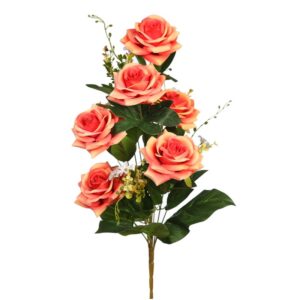 BOUQUET ROSAS ARTIFICIALES 54CM