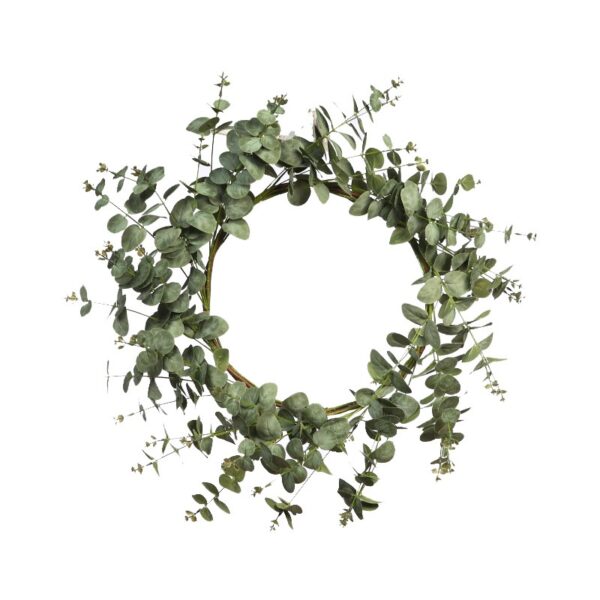 FH0017_0 CORONA DE EUCALIPTO ARTIFICIAL Ø 50CM - Imagen 1