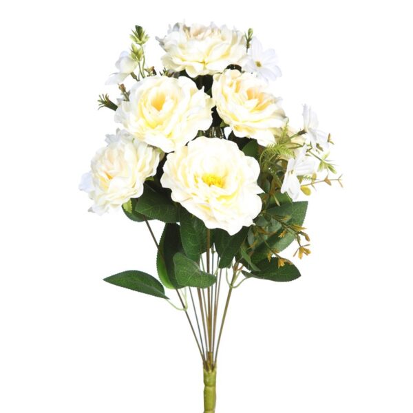 BOUQUET PEONIAS ARTIFICIAL 42CM - Imagen 1