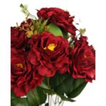 BOUQUET PEONIAS ARTIFICIAL 42CM - Imagen 6