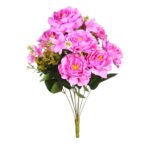BOUQUET PEONIAS ARTIFICIAL 42CM - Imagen 9