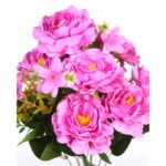 BOUQUET PEONIAS ARTIFICIAL 42CM - Imagen 10