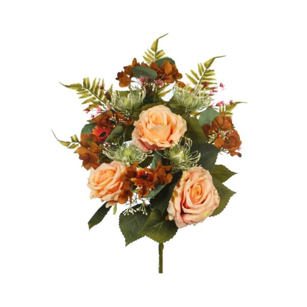 RAMO ROSAS Y HORTENSIAS ARTIFICIAL 50CM - Imagen 7