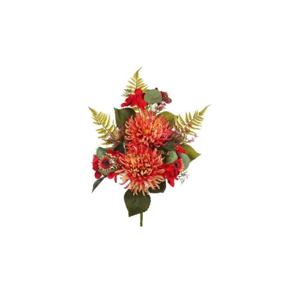 FH0049_0 BOUQUET CRISANTEMOS ARTIFICIALES 45CM - Imagen 1