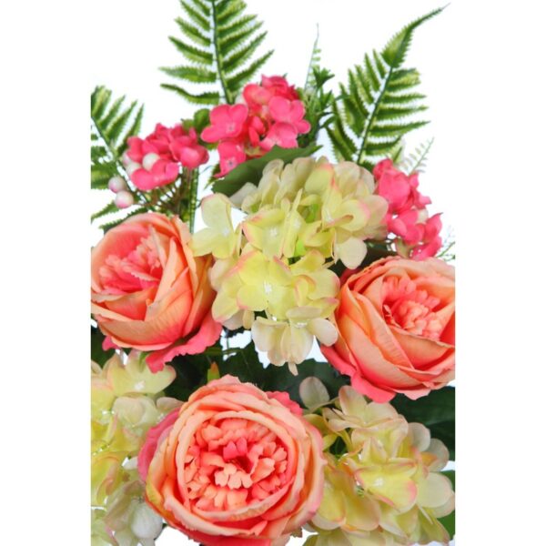 BOUQUET HORTENSIAS Y FLORES ARTIFICIAL 52CM - Imagen 6