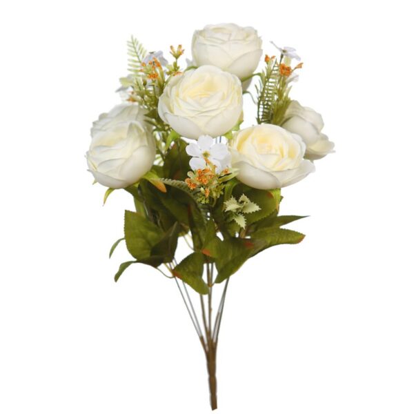 RAMO ROSAS X 7 ARTIFICIALES 48CM - Imagen 1