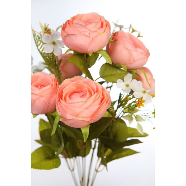 RAMO ROSAS X 7 ARTIFICIALES 48CM - Imagen 6