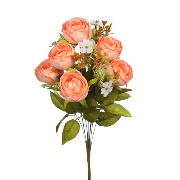 RAMO ROSAS X 7 ARTIFICIALES 48CM - Imagen 7