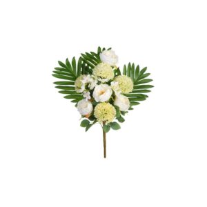 RAMO ROSAS Y DAHLIA ARTIFICIAL 48CM