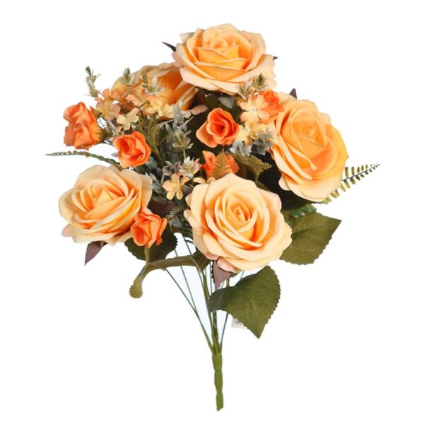 BOUQUET DE ROSAS ARTIFICIAL 50CM - Imagen 3