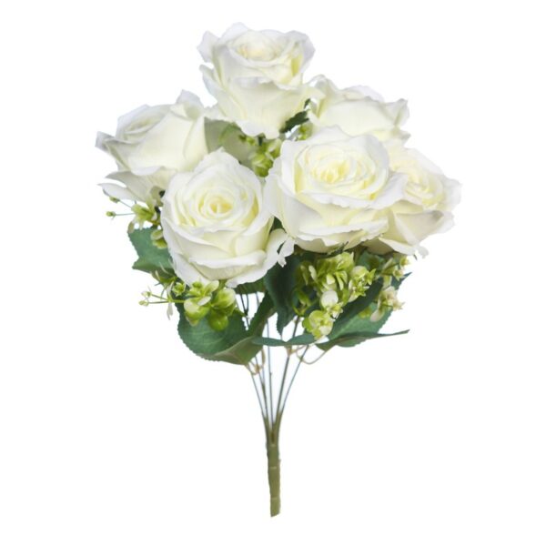 FH0142.01_0 BOUQUET ROSAS ARTIFICIALES 40CM - Imagen 1