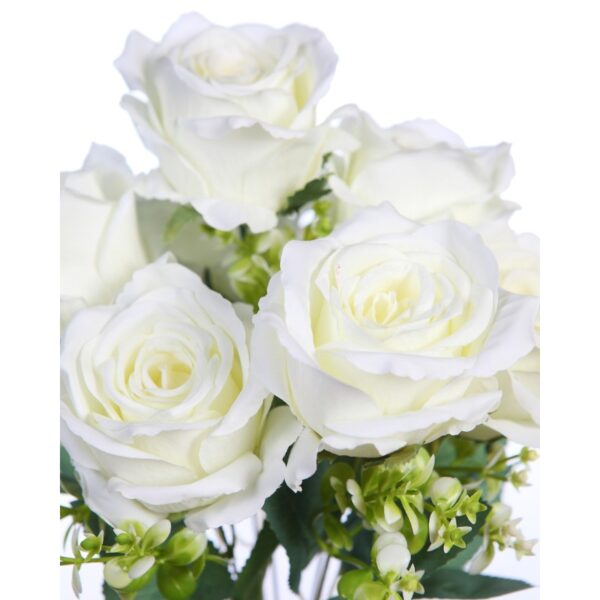 BOUQUET ROSAS ARTIFICIALES 40CM - Imagen 2