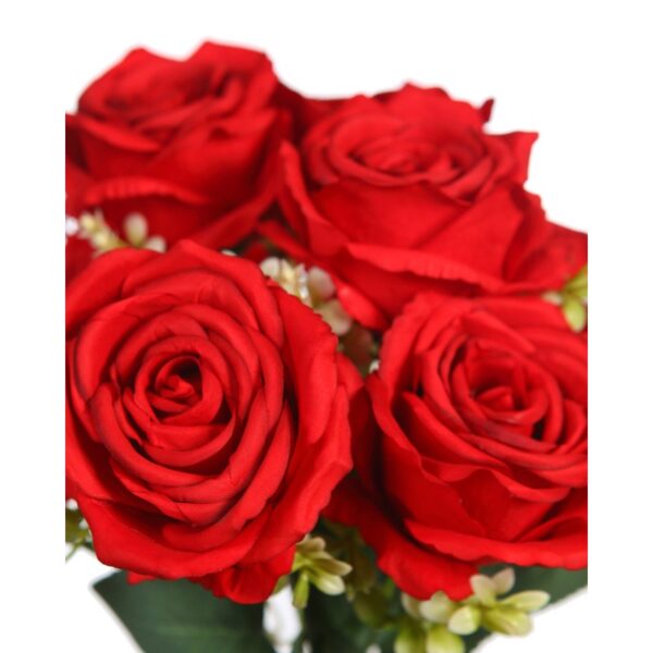 BOUQUET ROSAS ARTIFICIALES 40CM - Imagen 4