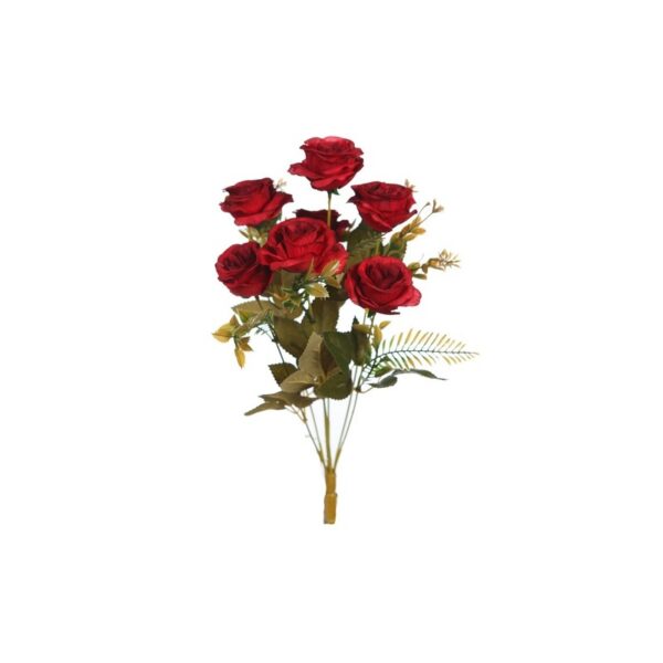 RAMO ROSAS ARTIFICIAL 40CM - Imagen 1