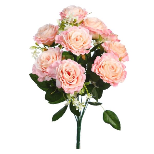 RAMO ROSAS ARTIFICIAL 43CM - Imagen 5