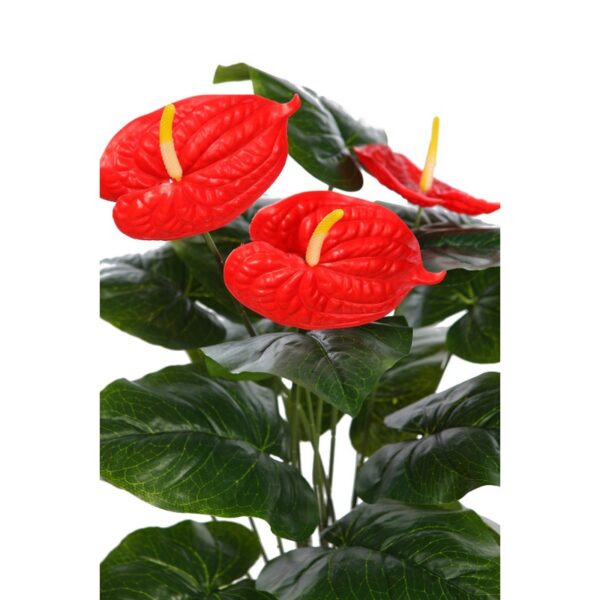 PLANTA ANTHURIUM ARTIFICIAL 65CM - Imagen 2