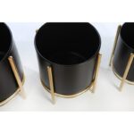 SET 3 MACETEROS CON PIE METALICO 30CM - Imagen 3