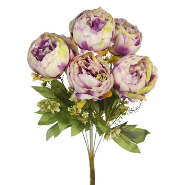 RAMO PEONIAS ARTIFICIAL 40CM - Imagen 3