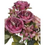 BOUQUET ROSAS ARTIFICIAL 30CM - Imagen 4