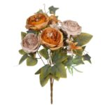 BOUQUET ROSAS ARTIFICIAL 30CM - Imagen 7